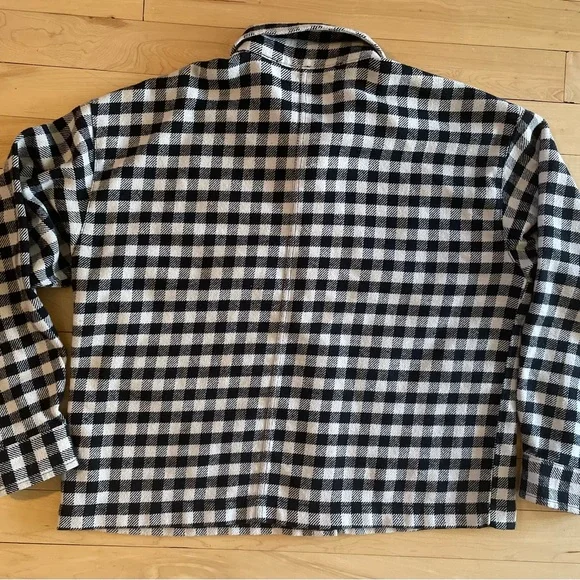 BRIXTON Button-Up Checkered Plaid Long Sleeves Collared Small - Picture 2 of 4
